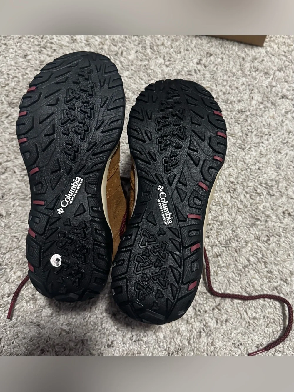 Columbia Mount Carmel Mid Waterproof Hiking Shoes — Brown